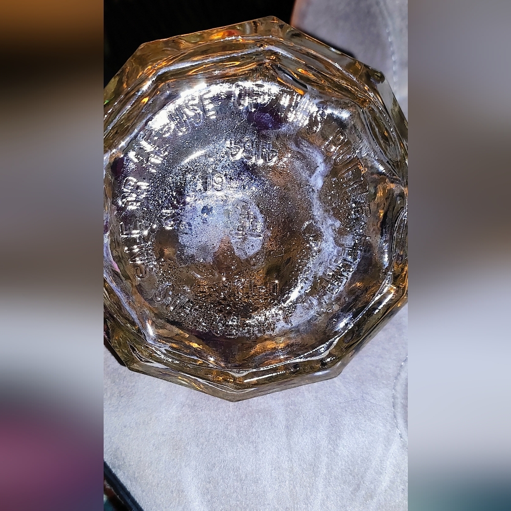 Crystal Patterned Glass Vase - Picture 3 of 3